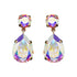 Auskarai "Kristalo Lašas IV (Aurore Boreale)" su Swarovski™ kristalais